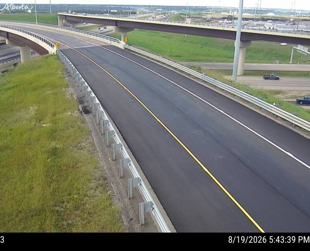 Latest Alberta 511 image at Hwy 216: Anthony Henday Drive and Highway 16 Interchange