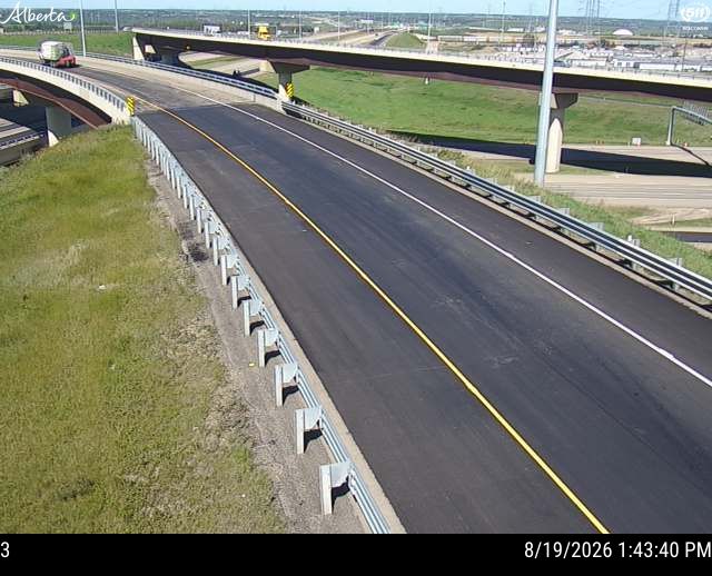 Latest Alberta 511 image at Hwy 216: Anthony Henday Drive and Highway 16 Interchange