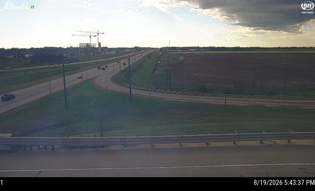 Latest Alberta 511 image at Hwy 216 & Hwy 16A Interchange (West)