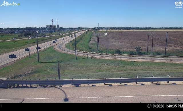 Latest Alberta 511 image at Hwy 216 & Hwy 16A Interchange (West)