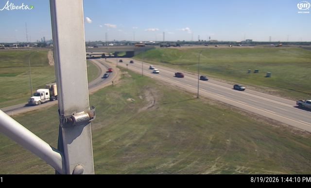Latest Alberta 511 image at Hwy 216 & Hwy 16A Interchange (West)