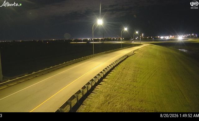 Latest Alberta 511 image at Hwy 216 & Whitemud Drive Interchange