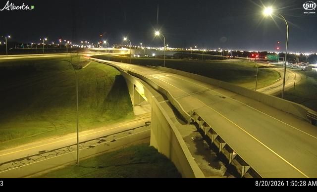 Latest Alberta 511 image at Hwy 216 & Whitemud Drive Interchange