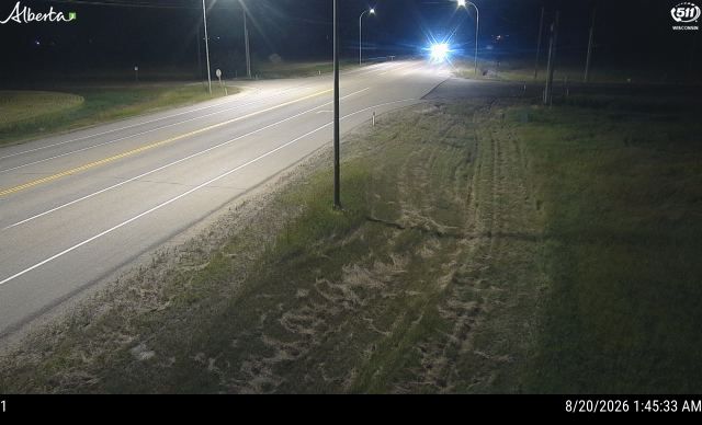 Latest Alberta 511 image at Hwy 2: South of Twp Rd 810 near Nampa