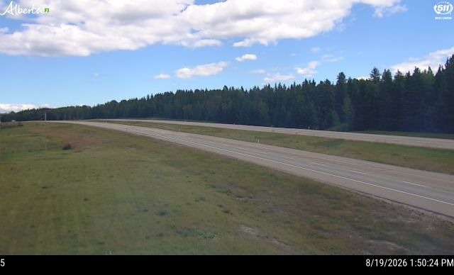 Latest Alberta 511 image at Hwy 16: Near Obed Summit