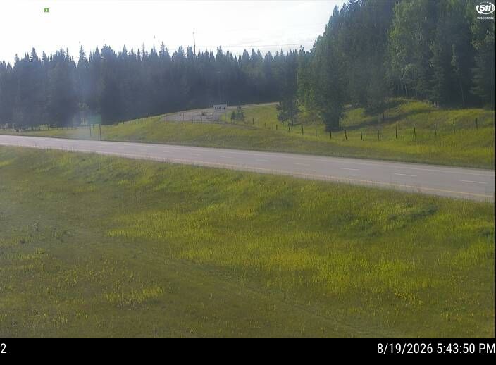 Latest Alberta 511 image at Hwy 16: West of Hwy 47 near Edson