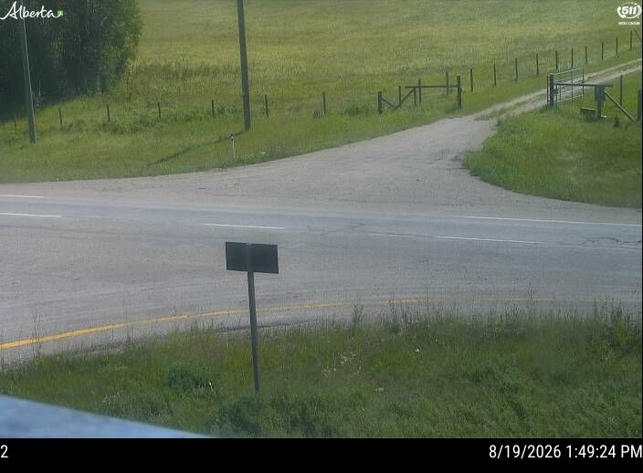 Latest Alberta 511 image at Hwy 16: West of Hwy 47 near Edson