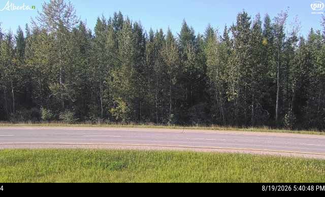 Latest Alberta 511 image at Hwy 16: West of Hwy 32 near Peers