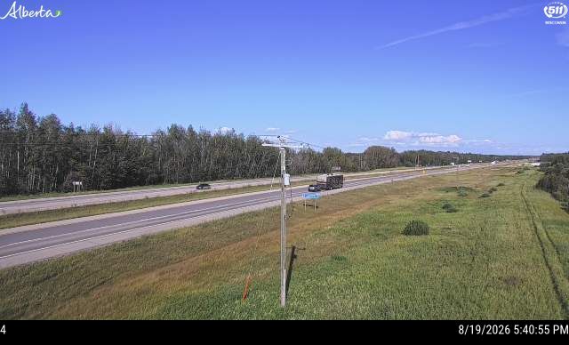Latest Alberta 511 image at Hwy 16: West of Hwy16A near Wildwood