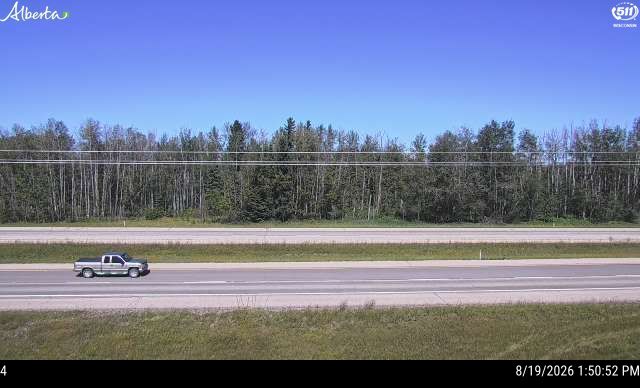 Latest Alberta 511 image at Hwy 16: West of Hwy16A near Wildwood