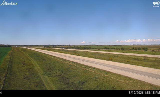 Latest Alberta 511 image at Hwy 16: East of Hwy 765 near Wabamun