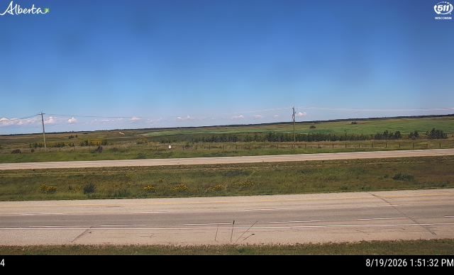 Latest Alberta 511 image at Hwy 16: East of Hwy 765 near Wabamun