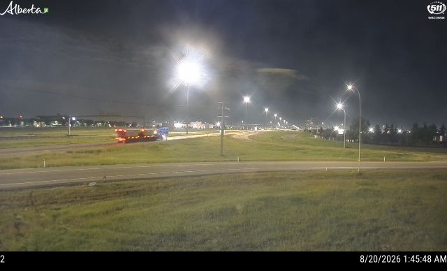 Latest Alberta 511 image at Hwy 16 at Rge Rd 231 / Clover Bar Rd