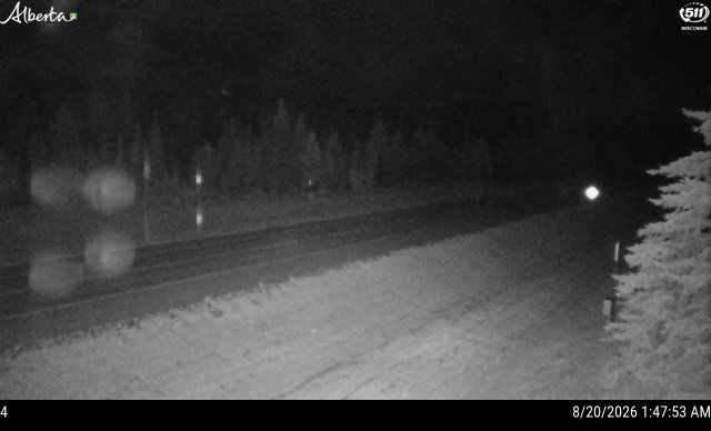 Latest Alberta 511 image at Hwy 11 & Nordegg Ranger Stn.