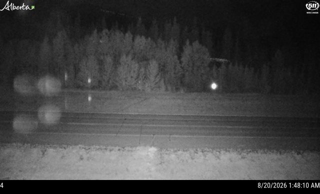 Latest Alberta 511 image at Hwy 11 & Nordegg Ranger Stn.