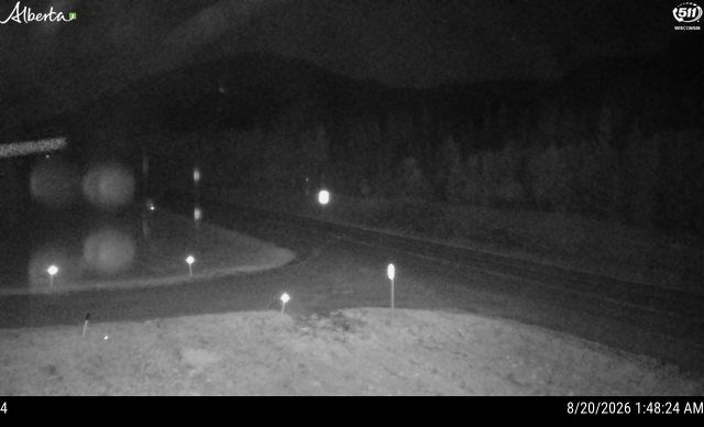 Latest Alberta 511 image at Hwy 11 & Nordegg Ranger Stn.