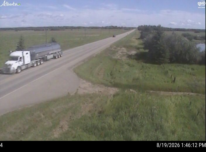 Latest Alberta 511 image at Hwy 63: W of Junction Hwy 55/63/855 near Grassland
