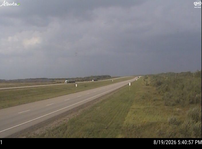 Latest Alberta 511 image at Hwy 63: approx. 94km S of Fort McMurray near Mariana Lake