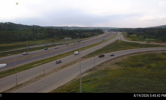 Latest Alberta 511 image at Hwy 63 and Thickwood Blvd