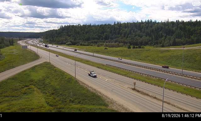 Latest Alberta 511 image at Hwy 63 and Thickwood Blvd