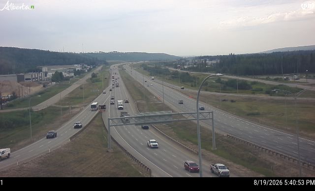 Latest Alberta 511 image at Hwy 63 and Confederation Way