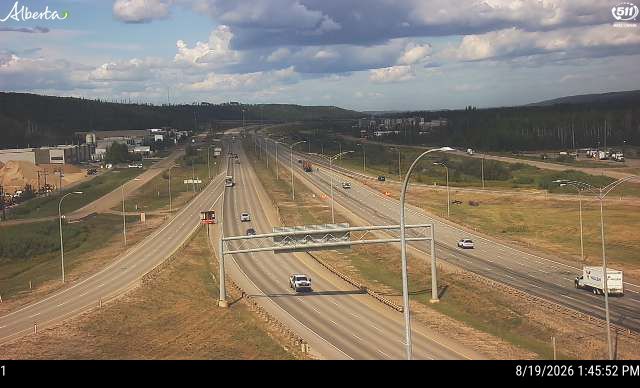 Latest Alberta 511 image at Hwy 63 and Confederation Way