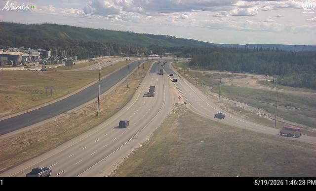 Latest Alberta 511 image at Hwy 63 and Confederation Way