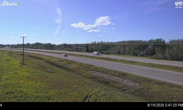 Latest Alberta 511 image at Hwy 16: West of Hwy16A near Wildwood