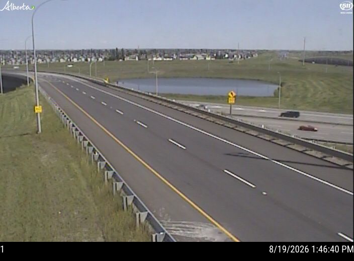 Latest Alberta 511 image at Stoney Tr. south & Hwy 2 Northwest