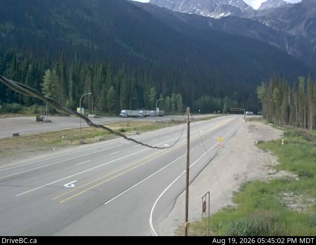 Latest DriveBC image at Rogers Pass