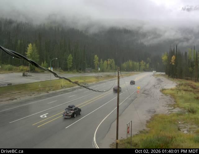 Latest DriveBC image at Rogers Pass