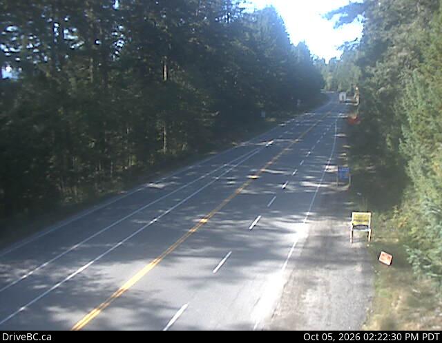 Latest DriveBC image at Port Alberni Summit