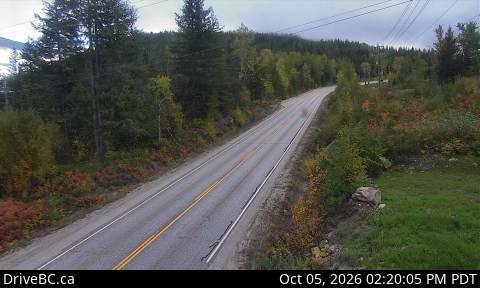Latest DriveBC image at Blanket Creek - S