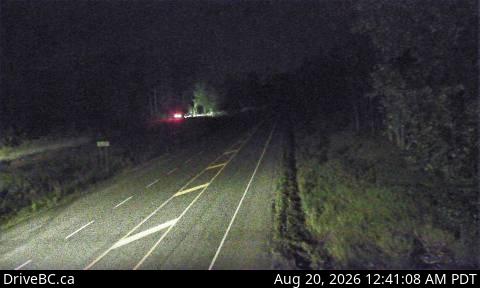 Latest DriveBC image at Gitanyow - N