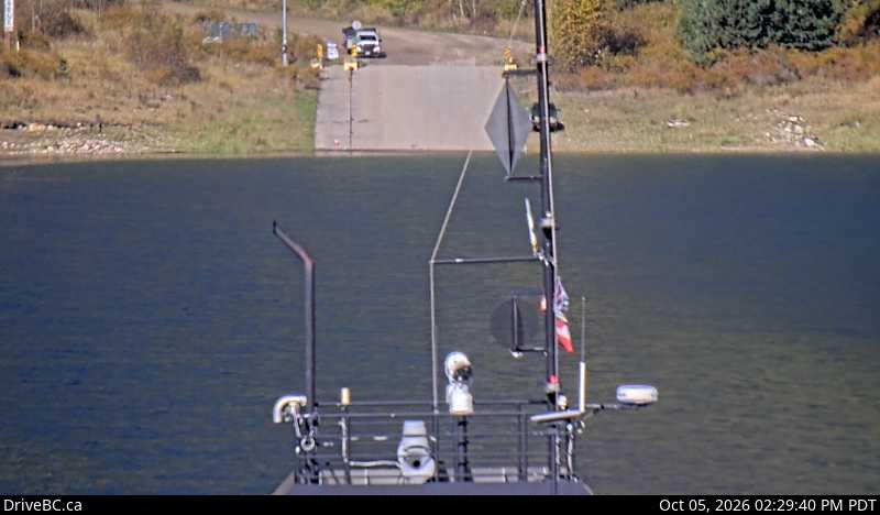 Latest DriveBC image at Arrow Park Ferry North Terminal