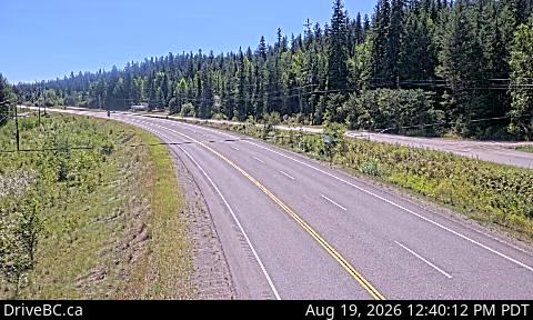 Latest DriveBC image at Bull Mountain - S