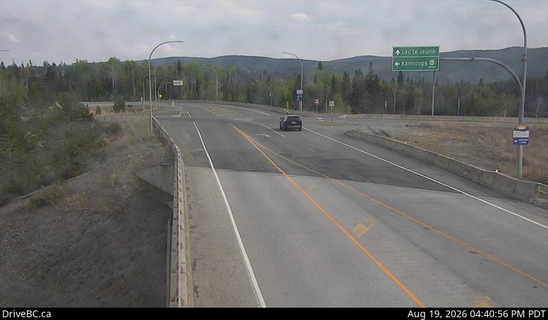 Latest DriveBC image at Hwy 97D at Hwy 5 - SW