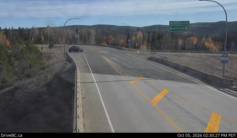 Latest DriveBC image at Hwy 97D at Hwy 5 - SW