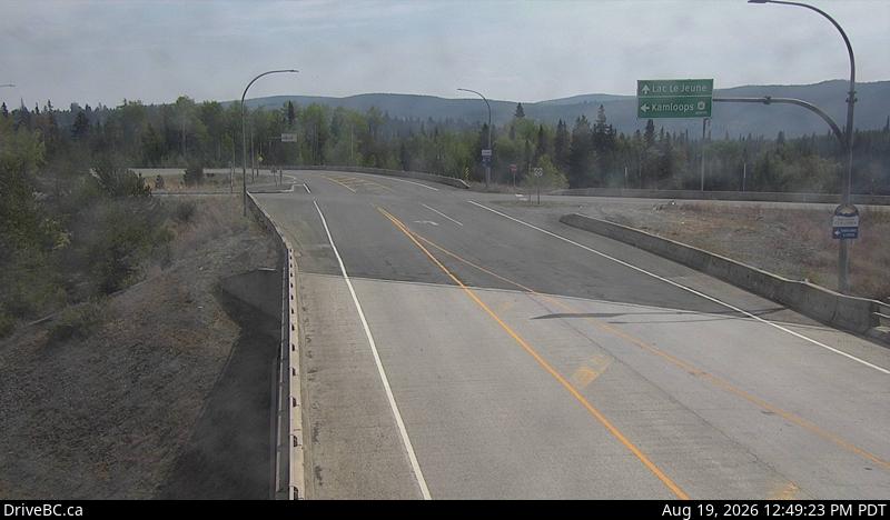 Latest DriveBC image at Hwy 97D at Hwy 5 - SW