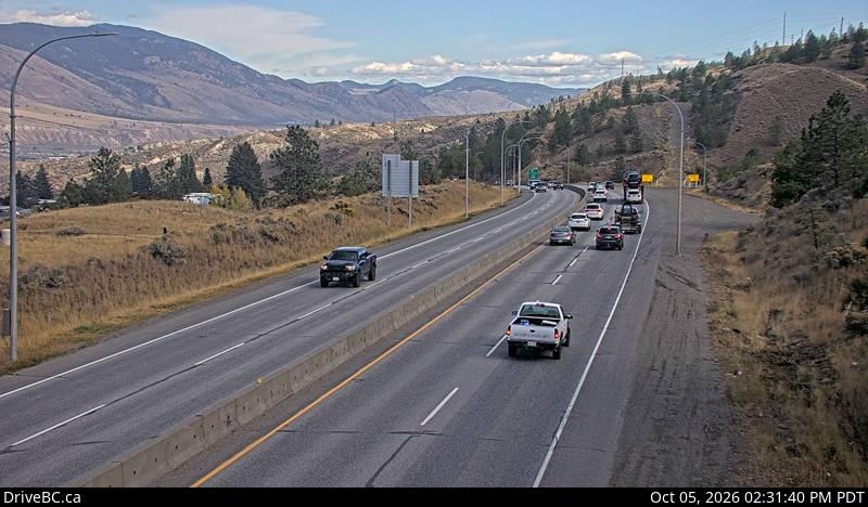 Latest DriveBC image at Kamloops - E