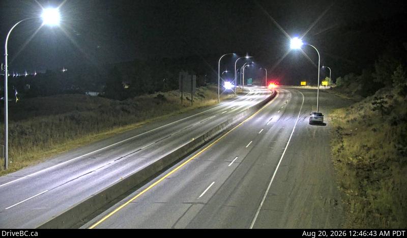 Latest DriveBC image at Kamloops - E