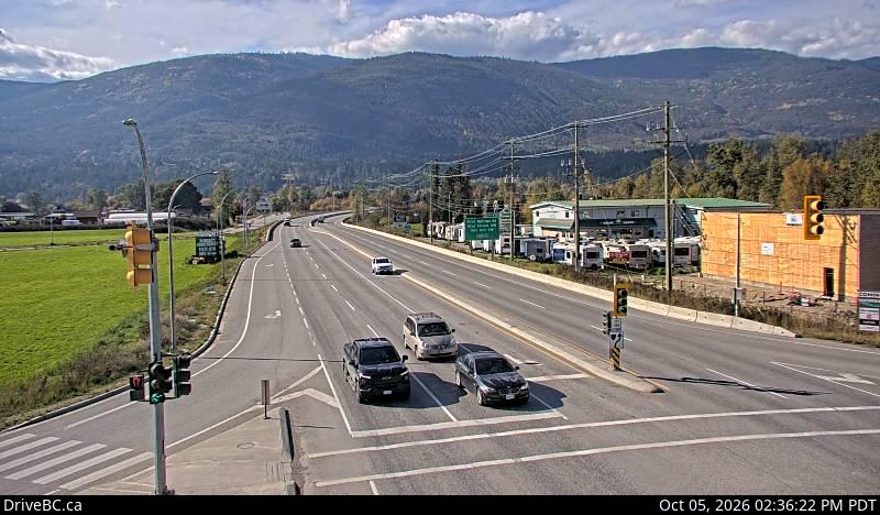 Latest DriveBC image at Salmon Arm - W