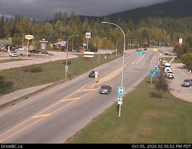 Latest DriveBC image at Revelstoke
