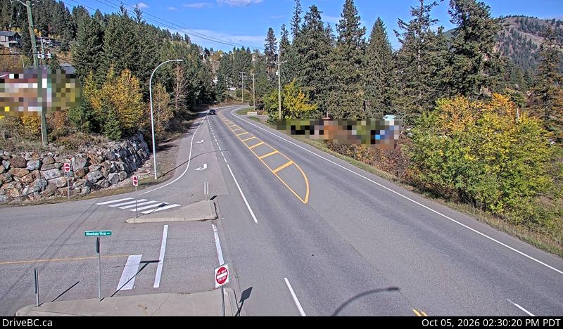 Latest DriveBC image at Lumby - E
