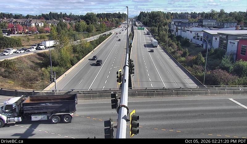 Latest DriveBC image at Hwy 1 at 200 Street - E