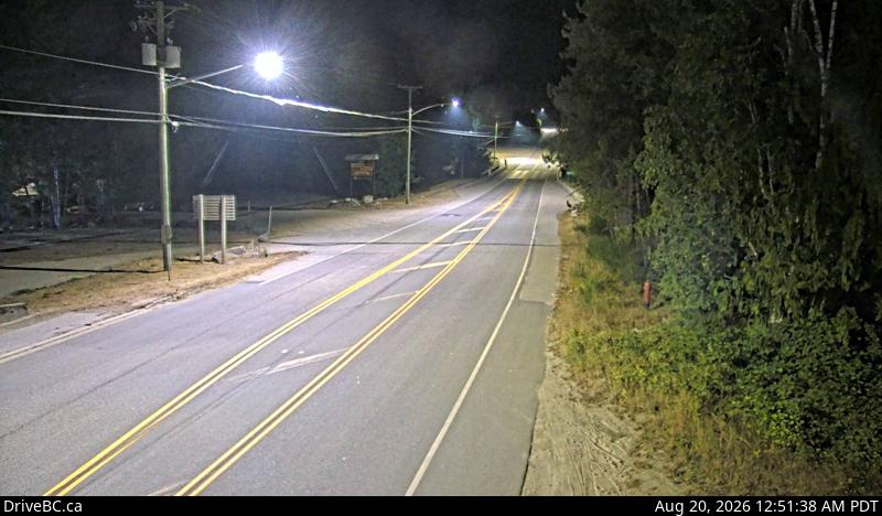 Latest DriveBC image at Nakusp - N