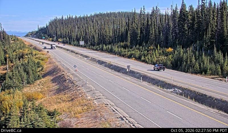 Latest DriveBC image at Pennask Summit - E