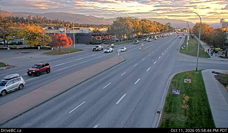 Latest DriveBC image at Kelowna - S