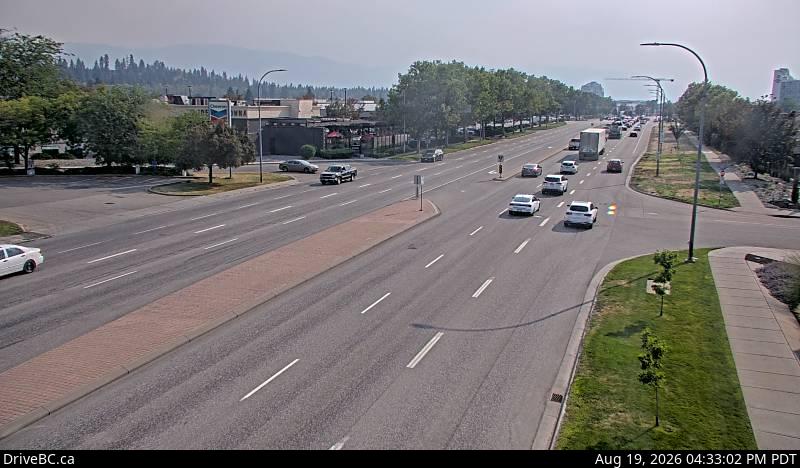 Latest DriveBC image at Kelowna - S