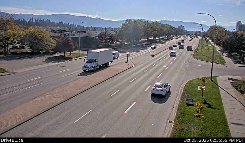 Latest DriveBC image at Kelowna - S